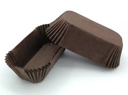 Доэко форма бум Тарталетка овал 40х105х25мм коричневая 1000шт/п