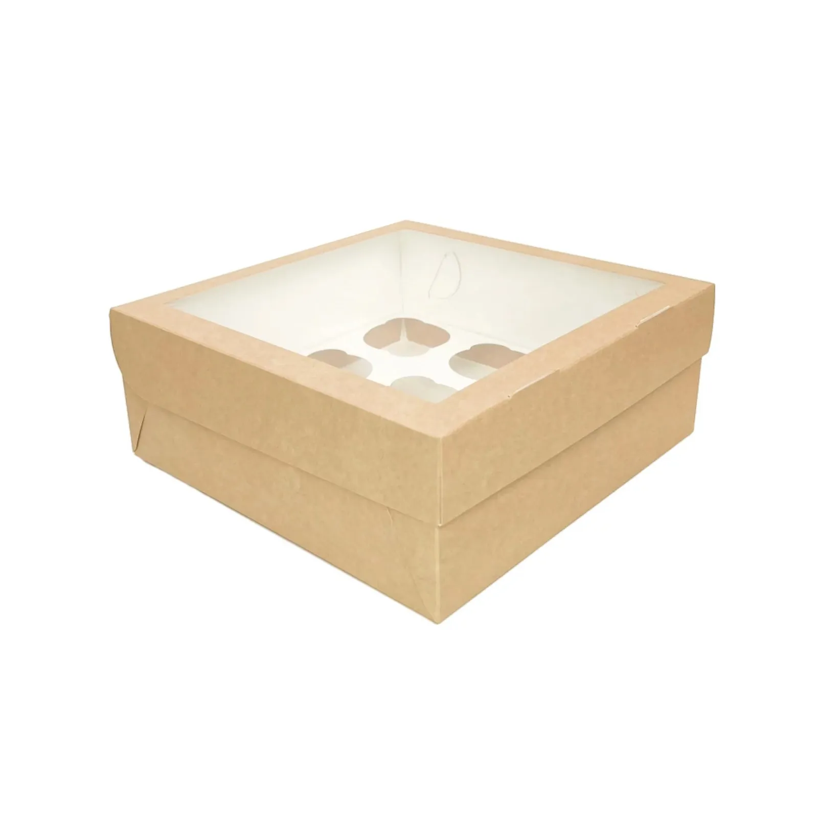 Короб под маффины DoEco Eco Muf, 12 шт, 330х250х100 мм, крафт