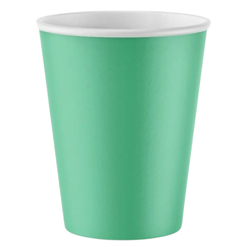 Стакан бумажный 350мл/50шт. мятный