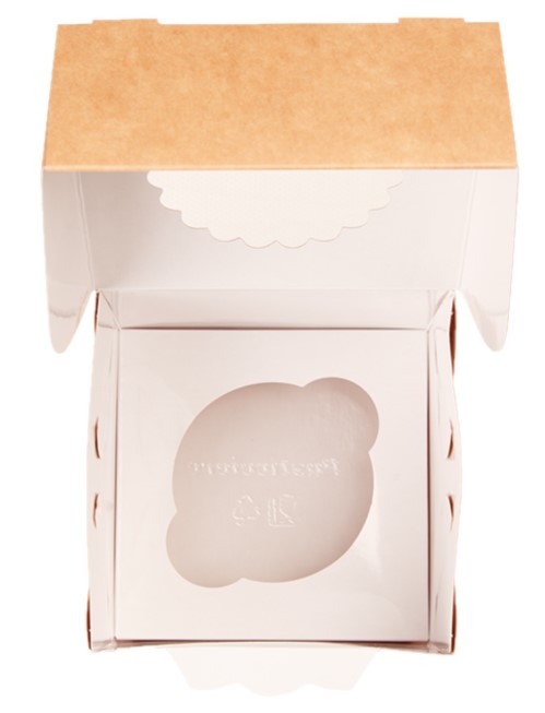 Короб под маффины DoEco Eco Muf 1 шт, 100x100x100 мм 2