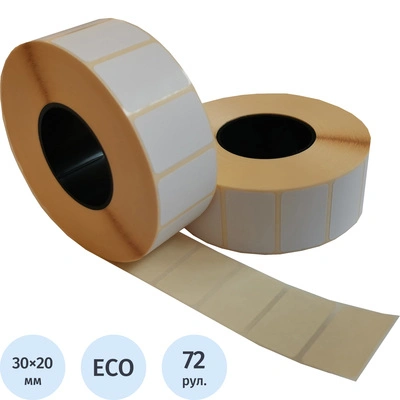 Термоэтикетка 30х20х1500 мм (75шт)