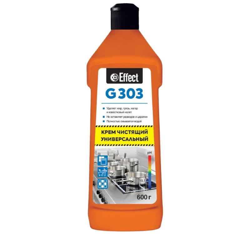 Универсальный чистящий крем Effect Гамма 303, 600 мл (26434, 12шт/пак)