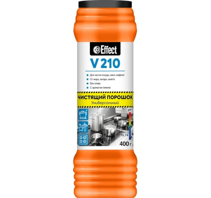 Чистящий порошок Effect Лимонный всплеск, 400 г (26231, 20 шт/пак)